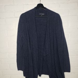 Barefoot Dreams Cozychic Lite Calypso Wrap Blue Cardigan
